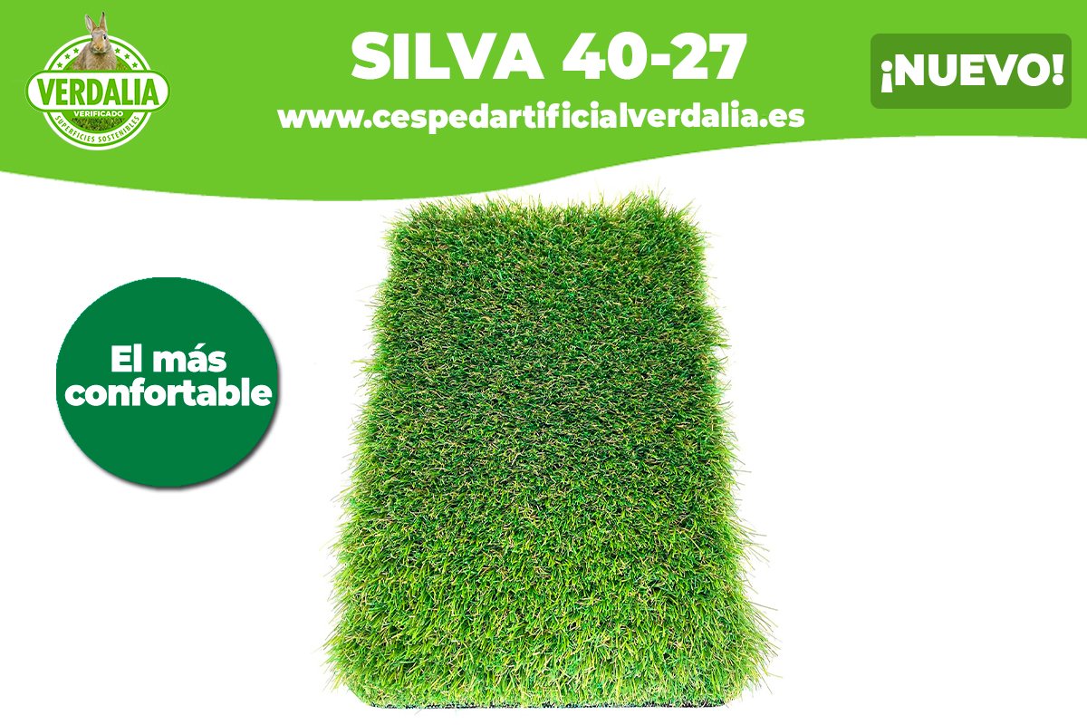 🔺¡NUEVO!

El modelo #SILVA 40-27 es un césped de alta gama de gran capacidad de recuperación y resistente a la radiación ultravioleta. 👌 Diseñado para jardines, piscinas, terrazas, áticos, mascotas y zonas de juegos. 🌿

👉cespedartificialverdalia.es

#cesped #cespedartificial