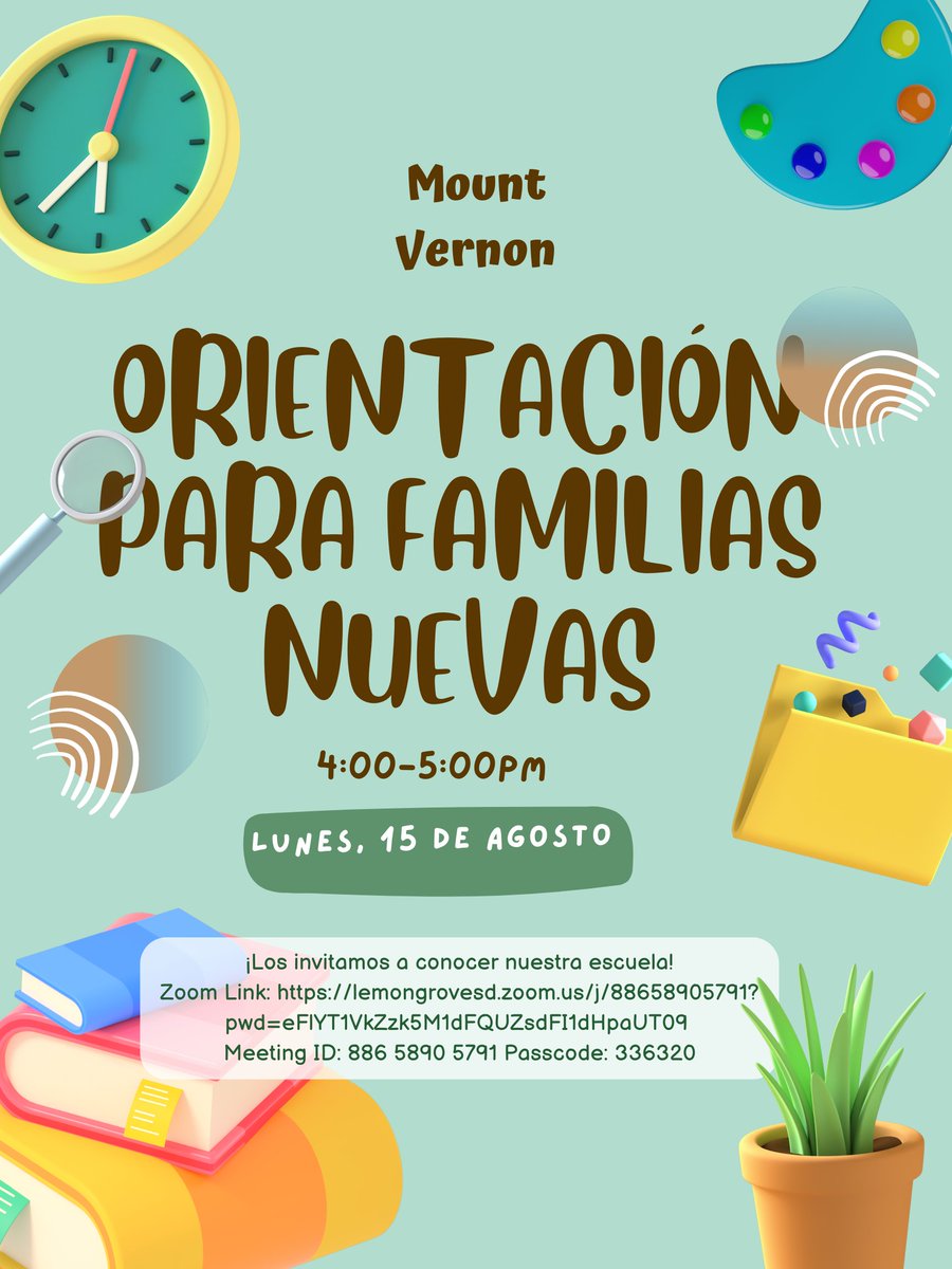 Mark your calendars!