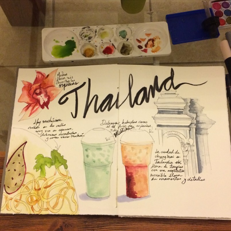 AlmaAyon's tweet photo. Un recuerdo de mi vida en Tailandia.
.
#sketchbook #sketchink
#urbansketch #watercolor #acuarela #sketch
#acuarelasdanielsmith #pentelbrushes #acuarelaswhitenights
#lamy #artsupplies #fabriano
#carnetsdevoyage #cuadernodeviaje#artsupplies#cuadernodeacua… https://t.co/penTDWhhd8 https://t.co/i3jyvJz2v0
