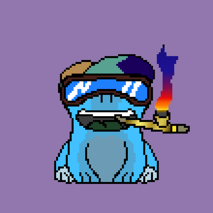 We'll be giving away 2 Pixelated Frogs to kick off our new collection 🐸

-Follow <a href="/TheStonedFrogs/">The Stoned Frogs</a> 
-Tag 2 Frens
-Join our discord : type RIBBIT 🐸
-💚 &amp; retweet