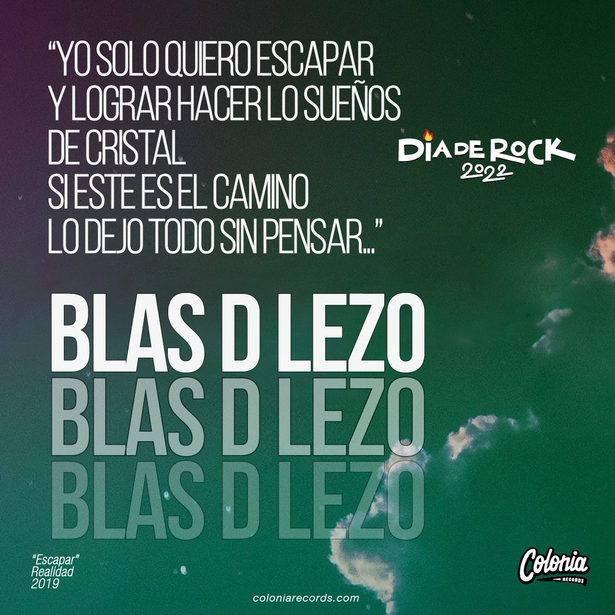 Así deben ser las cosas, hay que dejar todo para perseguir los sueños... <a href="/blasdlezo/">Blas D Lezo</a> 
<a href="/diaderockcol/">Festival Día de Rock</a> 

#SomosColonia #SomosMúsica #MúsicaDelMundoParaDíaDeRock2022 #DíaDeRock2022 #ElRockEsNuestro