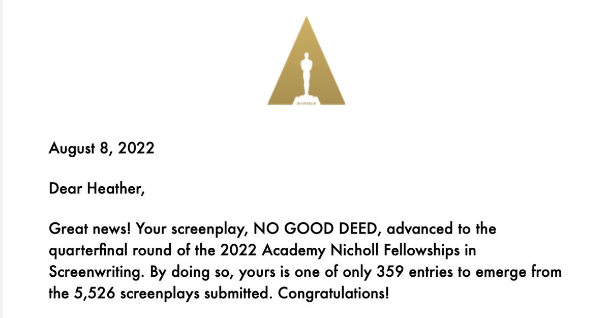 Heather Farlinger - TV & Film Writer tweet media