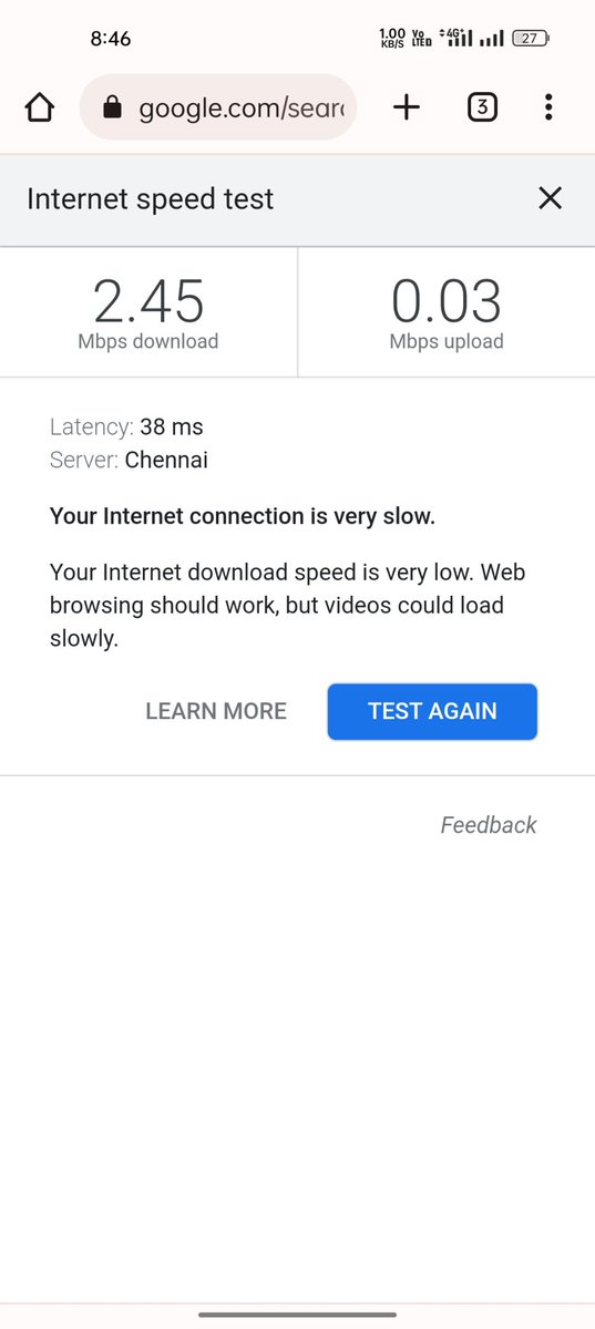 Yoga_cky's tweet photo. This s wat I get @JioCare @reliancejio https://t.co/NK7dtbahxM