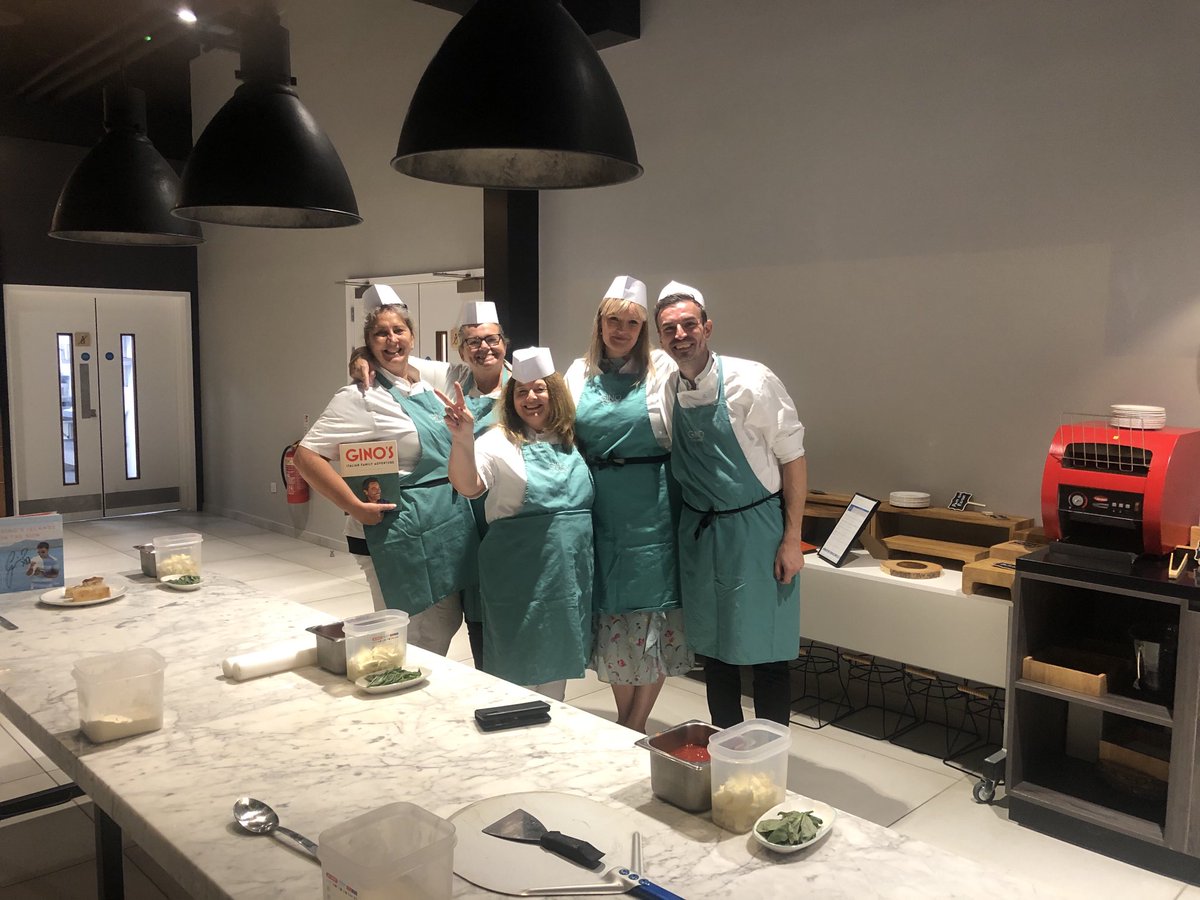 hotel_Brian's tweet photo. Pizza making masterclass with the lovely ladies from โฆ@HelmsBriscoeโฉ North โฆ@SusanFieldFCIPD #thiscouldgetmessy https://t.co/Q2MLjAXOit