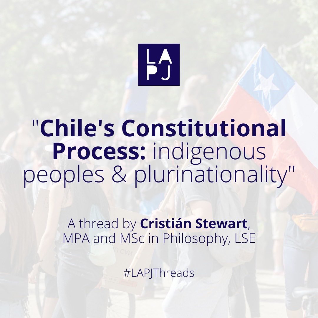 harvardlapa's tweet photo. (1/7) #LAPJThread In Chile 🇨🇱, indigenous groups have been historically invisibilized &amp; marginalized. The new #ChileanConstitution proposes the country become a "plurinational" state. Cristián Stewart (@cstewartc) MPA &amp; MSc from @LSEalumni highlights some observations👇 https://t.co/WypJHm7NLk