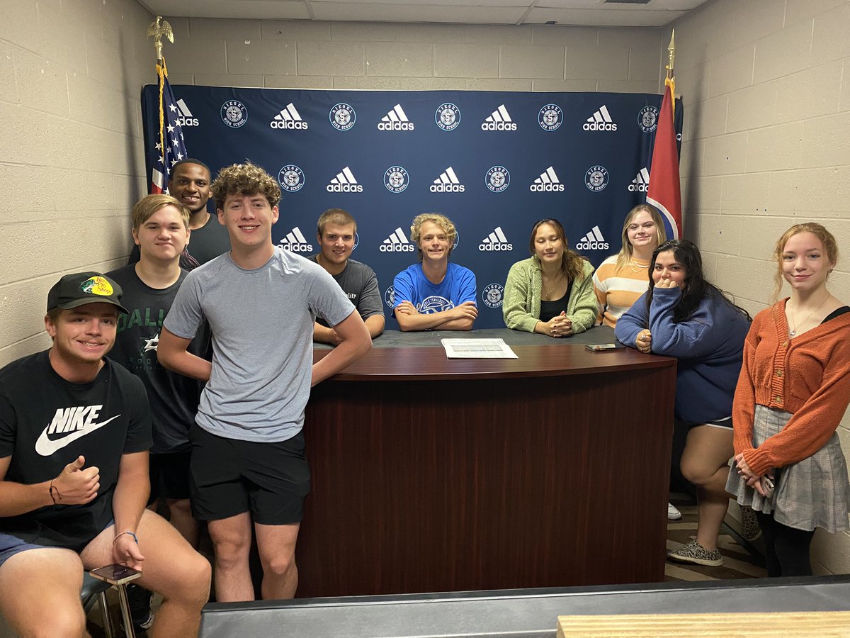 CoachFields3's tweet photo. Training our new Announcement Team this morning… get ready @SiegelHighStars https://t.co/P9SgoEZasG