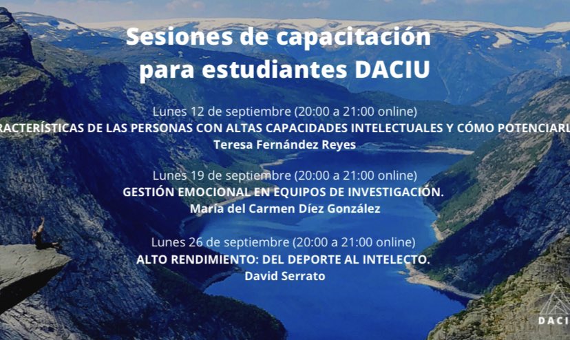 Programa DACIU tweet media