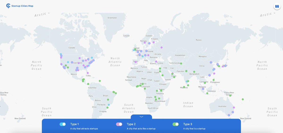 CitiesMap's tweet image. 🌎 The Startup Cities Map is LIVE!

You will be able to explore the progress of the 3 different types of Startup Cities around the world:

- City that attracts startups
- City that acts like a startup
- City that is a startup

Check it out now 👇
startupcitiesmap.com/map