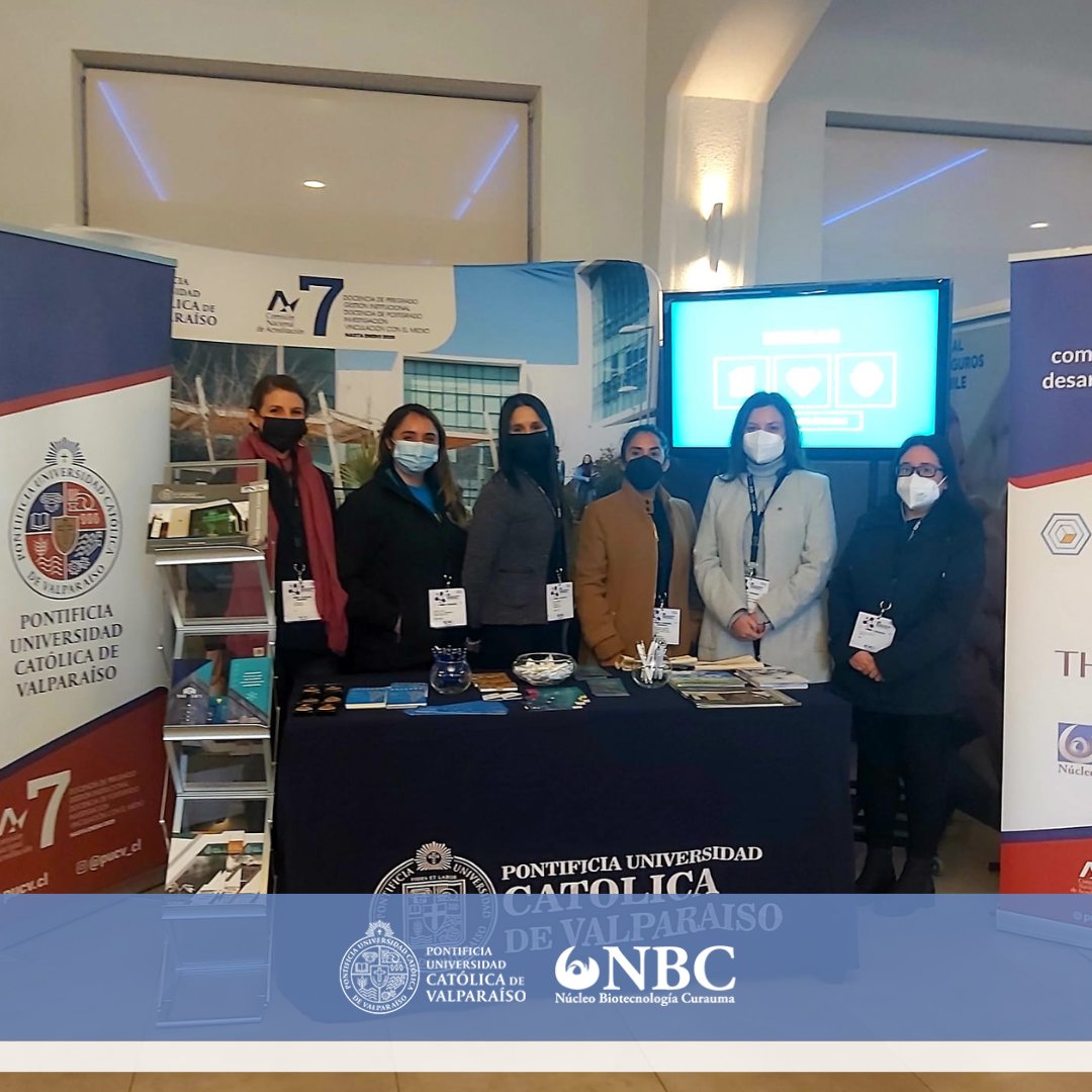 ✋🏻Los días 03 y 04/08 participamos del 26 Re-Encuentro Empresarial organizado por la Cámara Regional del Comercio de Valparaíso. La PUCV contó con un stand donde se dieron a conocer aspectos relacionados con la Vinculación con el Medio, la Innovación y el Emprendimiento.