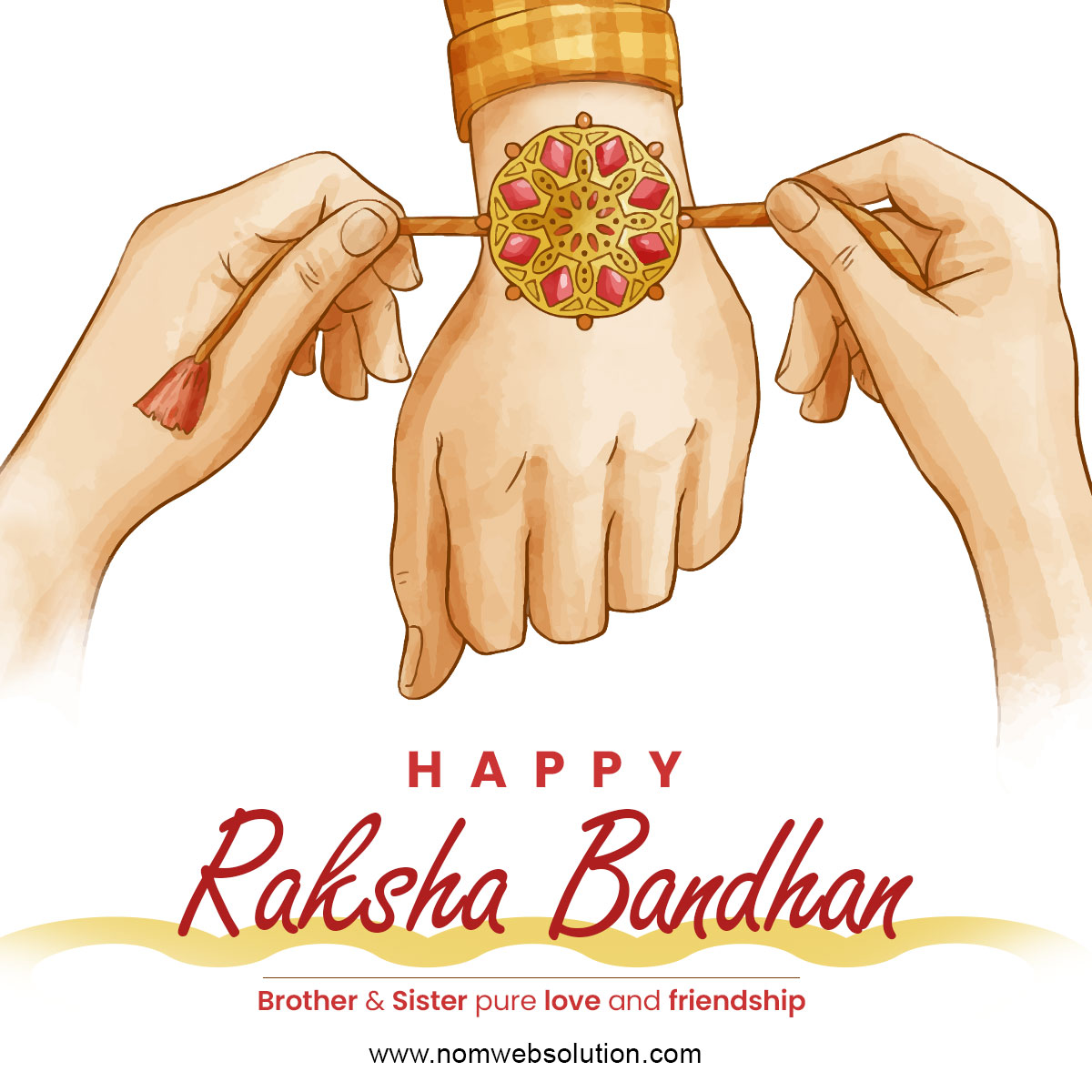 nom_websolution's tweet image. Between fights and hugs, you, are the person I know I can always count on. Happy Raksha Bandhan!
#happyrakhi #Rakshabandhan