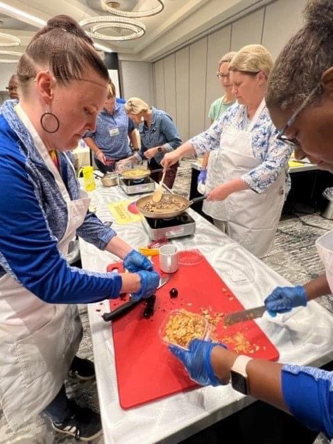 TheOfficialMHF's tweet image. The MRLAEF held its annual August Teacher Roundtablethis week! The focus of this event is to bring together instructors and help prepare them for the school year ahead. Instructors also participated in a hands-on food waste reduction lab! 

#MadeInProStart #MichiganProStart
