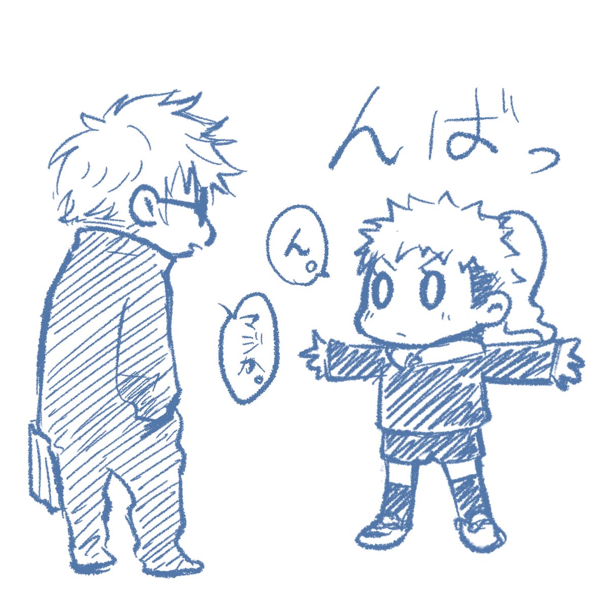ごゆちゃのハグも描きたかったなぁ 