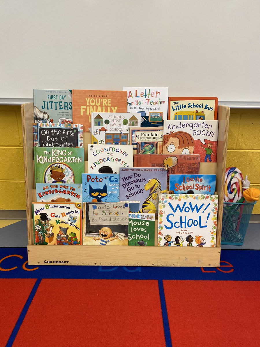 Books ✅ Rugs ✅ We’re almost ready for kindergarten!