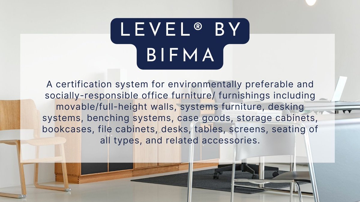 Gain a competitive edge in the furniture industry by demonstrating your commitment to the environment, quality, and performance with ANSI/ BIFMA e3 certification. Learn more about the standard: orioncan.com/en/ansi-bifma-…