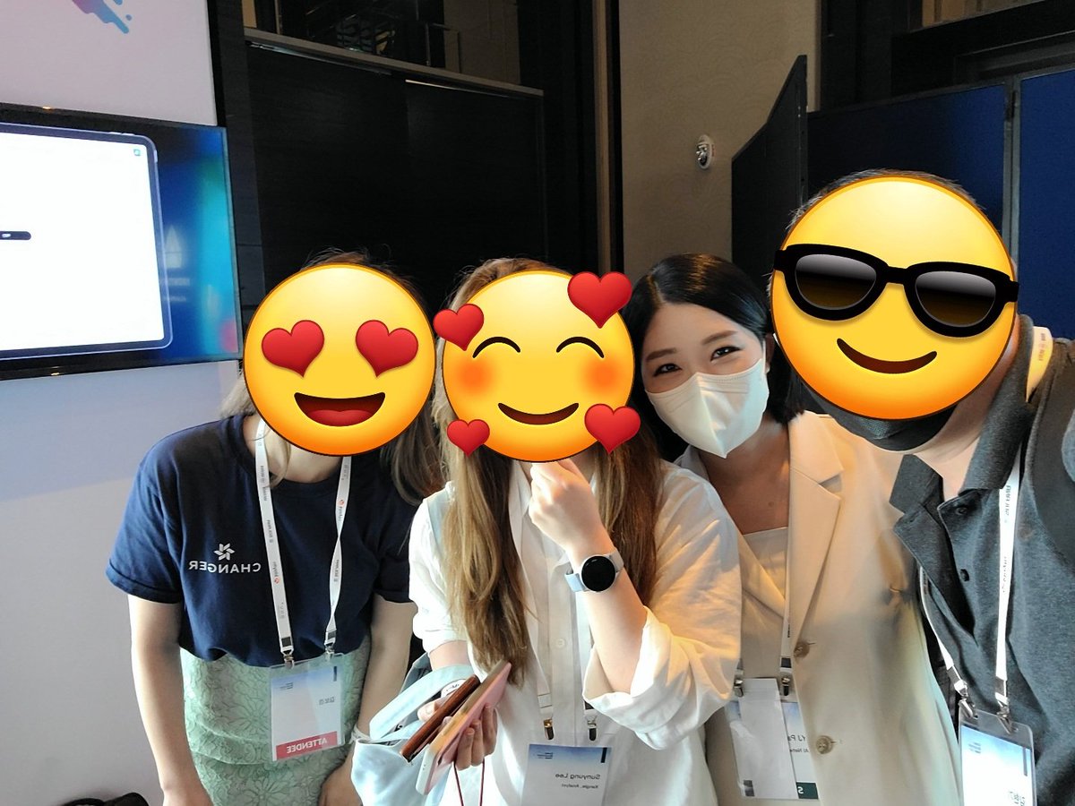 SophieShin6's tweet photo. True relationship is all that we need.
I met my former co-workers here in Parnas. The past is, generally, beautiful.
Chainpartners × Xangle × AI Network × TechM
#KBW2022
#Blockchainer https://t.co/qEAApFrtoA