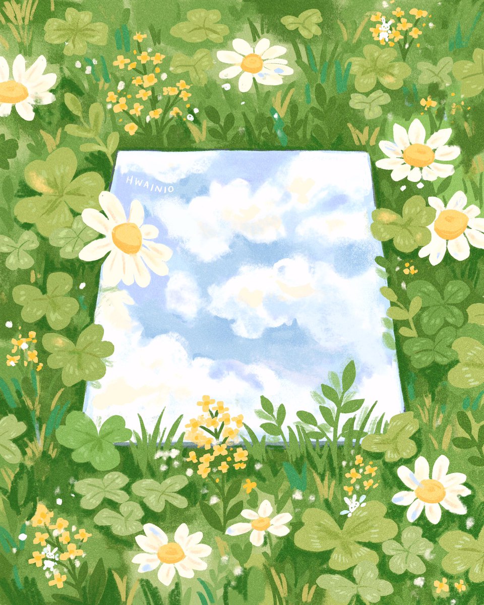 hannawainio's tweet photo. ☁️ + 🌿🌼 = 💯 https://t.co/DinXQRe4Ws