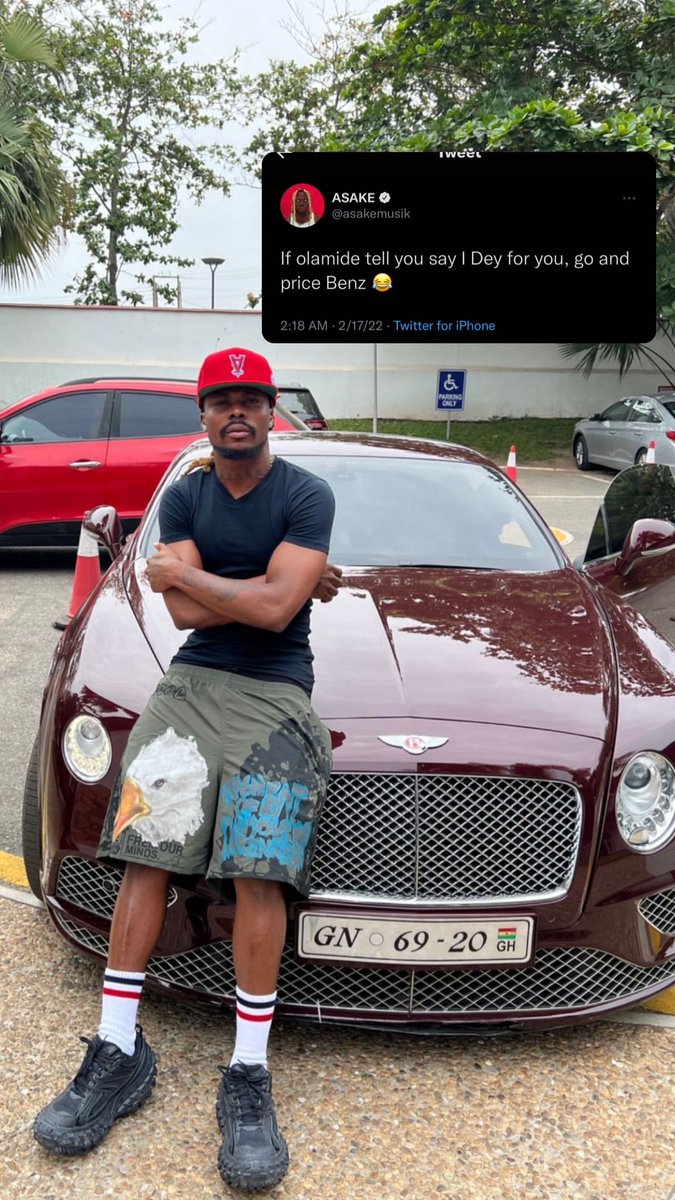 heiscacle's tweet photo. "If Olamide tell you say I dey for you, go and price benz 😂"
                              –Asake https://t.co/TOV7Sh5Xs3