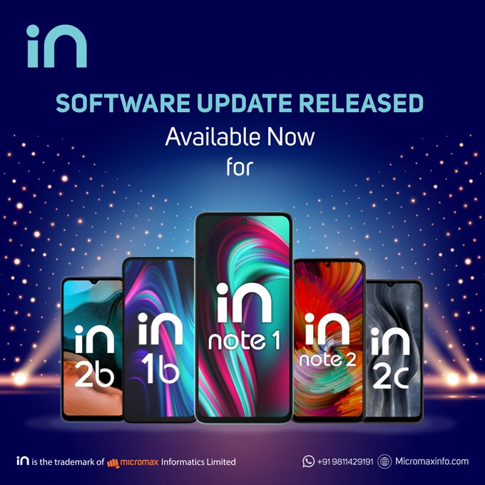 techsamon's tweet photo. Great Work @Micromax__India
#Micromax #MicromaxUpdate #MicromaxSoftwareUpdate #MicromaxInNote2 #MicromaxInNote1 #MicromaxIn2B #MicromaxIn1B #MicromaxIn https://t.co/h3IpKrGBzY