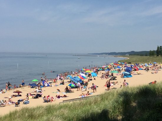 There's nothing like soaking up a summer day at Saugatuck's Oval Beach.
