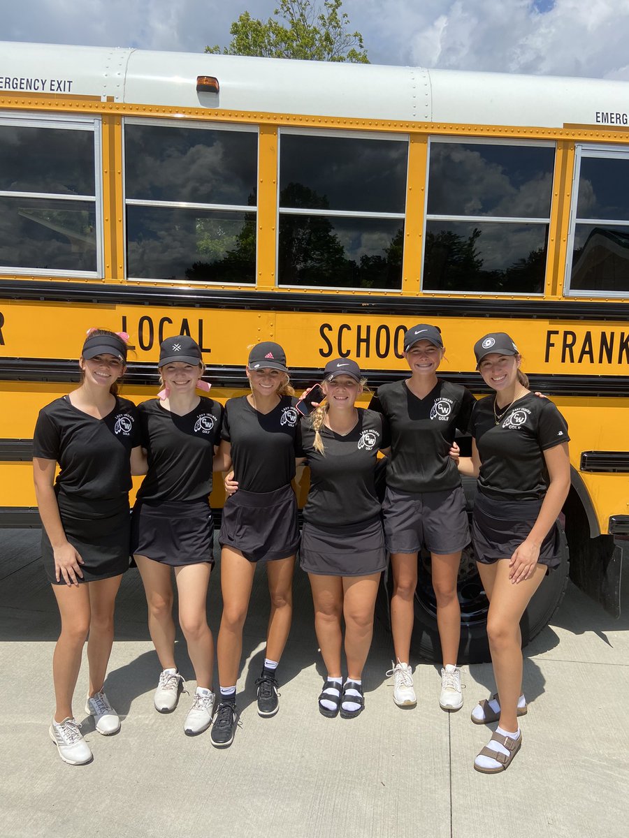 The girls had there first 9 hole match yesterday at Champions Golf Course ! The girls competed against Worthington Kilbourne &amp; Pickerington Central. The girls won there match with a score of 172! Anna had medalist honors with a score of 38!! Great job ladies!!