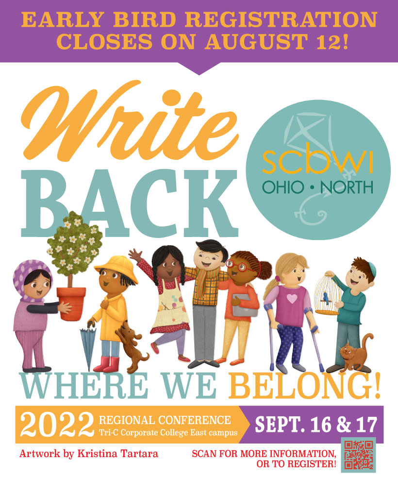 SCBWI_ohionorth's tweet photo. Want #kidlit industry feedback on your work? Here’s how w/ #SCBWIOhioN conf faculty:
Hands-on intensives!
1st pg session!
Critiques!
Submission opps!
Register this wk! Early bird rates end 8/12! https://t.co/2dthVDwlR0
#scbwi #scbwievent #amwriting #amrevising #amquerying https://t.co/2a5JPtuCaz