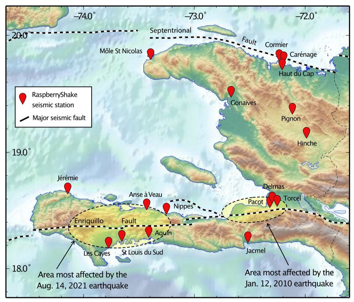 Postdoc opportunity in seismology + machine learning, to develop a Deep Learning algorithm to denoise data from low-cost seismometers and extract information on earthquake processes, with focus on <a href="/raspishake/">Raspberry Shake</a> sensors in Haiti: emploi.cnrs.fr/Offres/CDD/UMR…