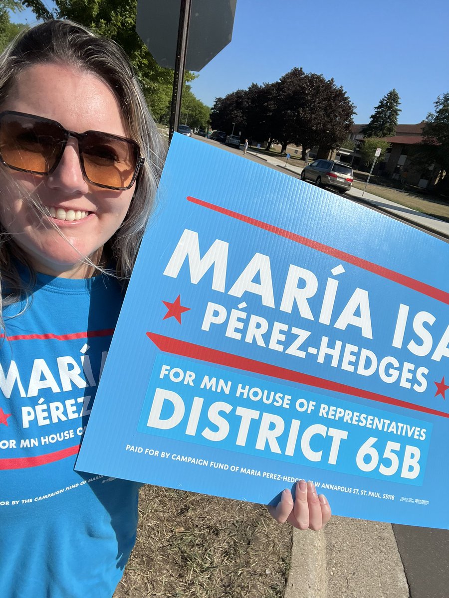 jessklimi's tweet photo. We’re out here voting! St Paul 65b let’s represent and get @MariaIsa elected for el gente #peopleformariaisa https://t.co/e68uKY1uMy