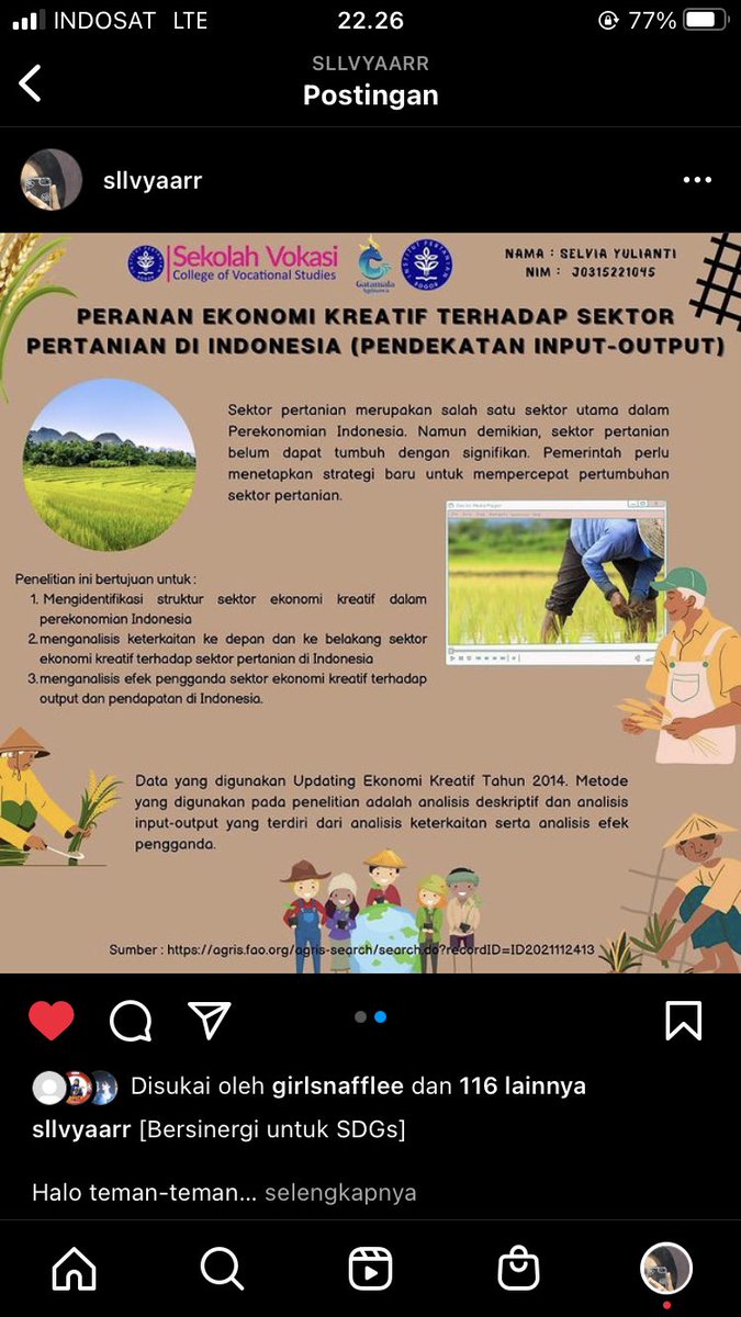 Sllvyaarr's tweet photo. [TRILOGI ANGKASA]
waktu buat ini posternya kurang menarik untuk dibaca, lupa mencantumkan narasumber😭 jadi nilai yang diperoleh kurang bagus, karena ngumpulin deket deadline jadi hasilnya ya sat set sat set!☺️🫶🏻:)

#TheGlimpseStoryofGatamalaAgrinawa #MPKMB59SVIPB #VOKASIIMPACT https://t.co/sfUfMPy1Ks