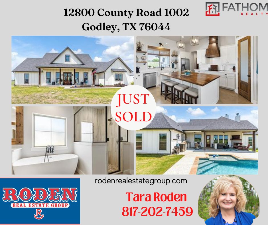 rodenrealestate's tweet photo. 🌟Just Sold 12 Beautiful Acres in Godley, TX!💖

🏠Custom farmhouse 
🛌4 bedrooms  
🛁2.5 bathrooms 
2 🚗 garage 
⚒️ 24x30 workshop
Outdoor oasis ⛱️

📍12800 County Road 1002 Godley, TX 76044

#12acres #johnsoncounty #GISD #realestate #pool #countrylife https://t.co/Rrd5uboVqm