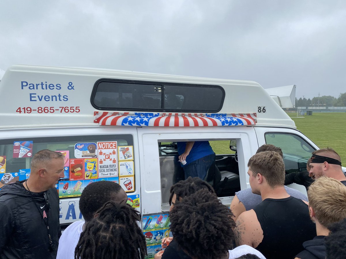 5 practices in… who doesn’t love ice cream?? #1Team