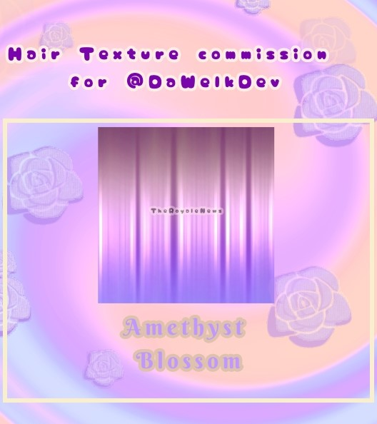 TheRoyaIeNews's tweet photo. Hair texture commissions for @DaWelkDev
@novakronk , @iiOliviaLuv, and @VioletWisher!! Tysm for commissioning me🫶🏾 #royalehigh #royalehighcommissions https://t.co/NbAW8EsvCk