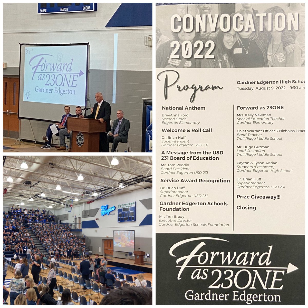 1st convocation in a new district. Ready for a new adventure #PK #Paraprofessional #usd231