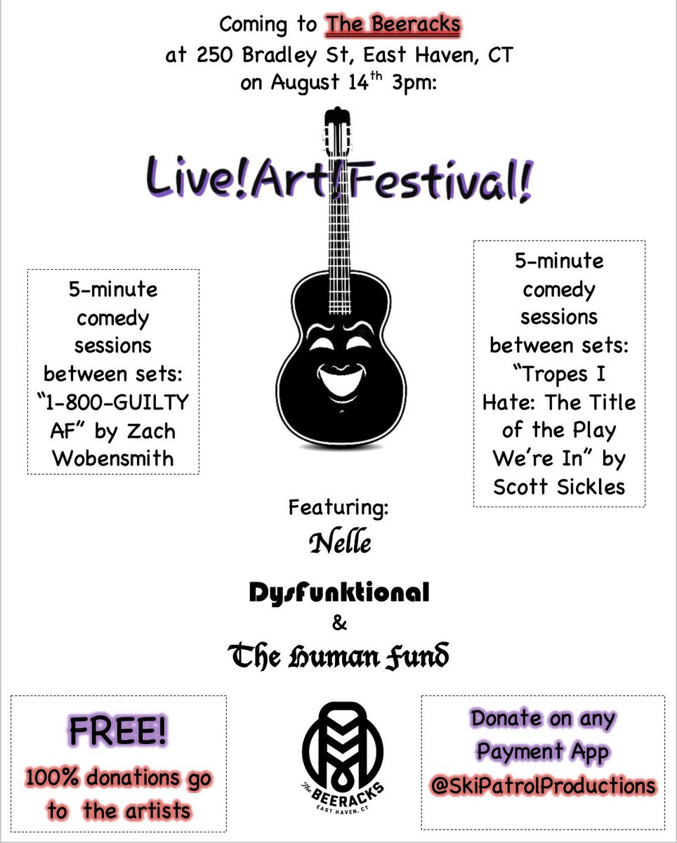 Overshores's tweet photo. This week at the beeracks
THURSDAY 
$15 @ 6pm

FRIDAY
$10 @ 7:30pm

SUNDAY 
Free @ 3:00pm https://t.co/6znC90TWMr