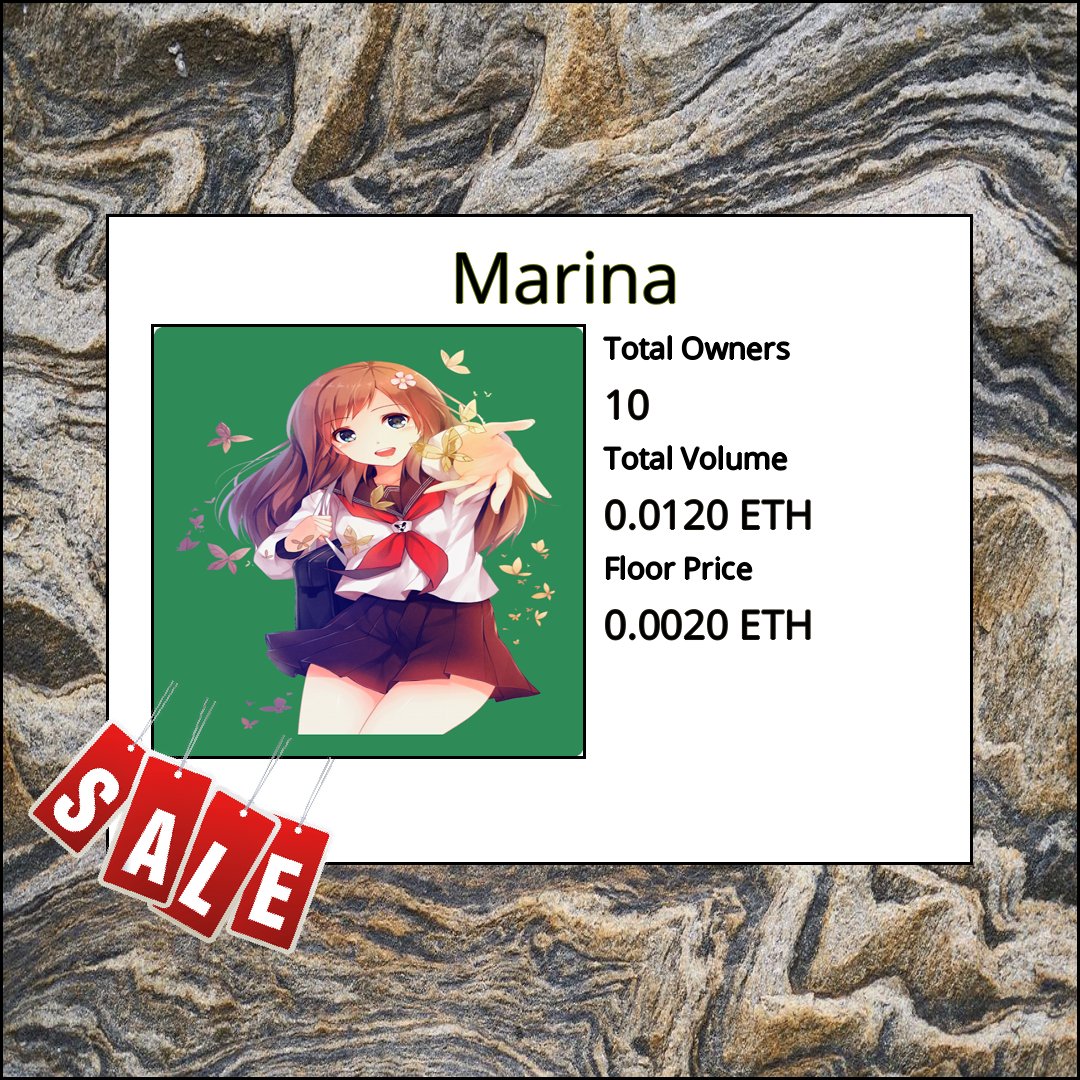 MediaProNetCom's tweet photo. ✅ VIP Girls Marina | #NFT on @OpenSea by @256cub
VIP Girl Marina.
This NFT have a 1080x1080 size with Sea Green background....
#VIPGirls #pixelart #nonfungibletokens #nftcollectibles #opensea #animation #art #nftsstories #cryptoartist #nftartist #nft https://t.co/eaxNkbe6eb