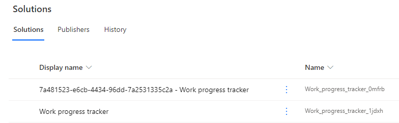 michalsacewicz's tweet photo. @jukkan @RajYRaman The flow is created automatically in the default environment, within a new solution. So we'll eventually end up with clutter :) Also, the naming seems a bit random so far. https://t.co/QtYNKIrcJP