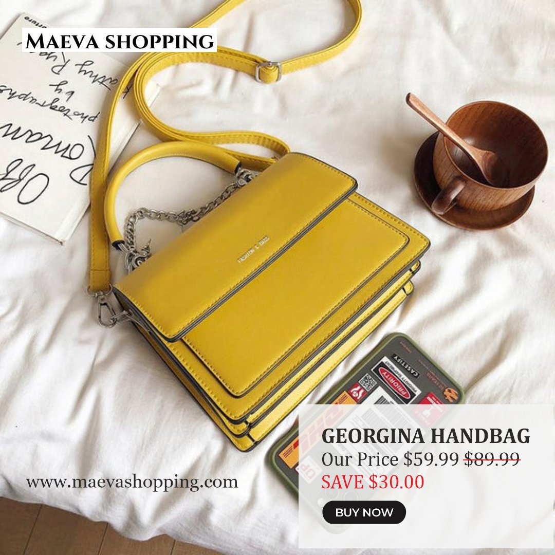 maevashopping's tweet image. GEORGINA HANDBAG...
Visit: maevashopping.com/products/georg…
#homeaccessories #handbag #ledshower #fitnessaccessories #musclestimulator #phonepurse #ThinkUnitedInc #ThinkUnitedServices