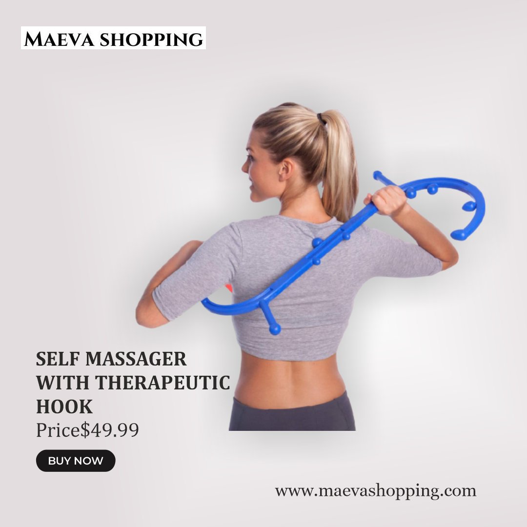 maevashopping's tweet image. Self massager with therapeutic hook...
Visit: maevashopping.com/products/self-…
#homeaccessories #handbag #ledshower #fitnessaccessories #musclestimulator #phonepurse #ThinkUnitedInc #ThinkUnitedServices
