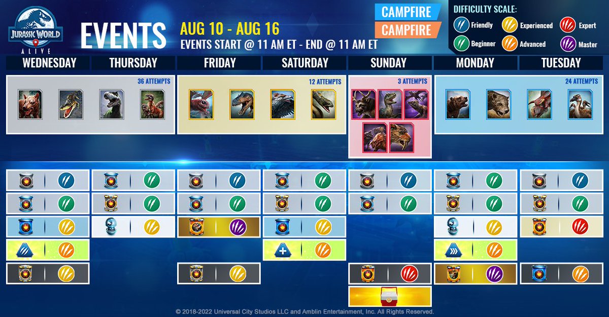 Jurassic World Alive tweet media