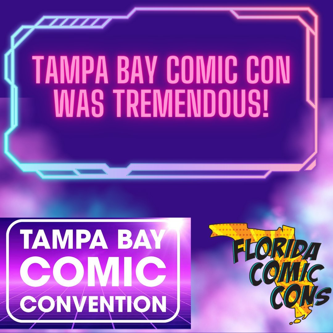 FloridaCons's tweet image. Miss Tampa Bay Comic Con? Check out Florida Comic Cons latest blog about how the convention was tremendous! 

floridacomiccons.com/tampa-bay-comi…

#tampabaycomiccon #floridacomiccons