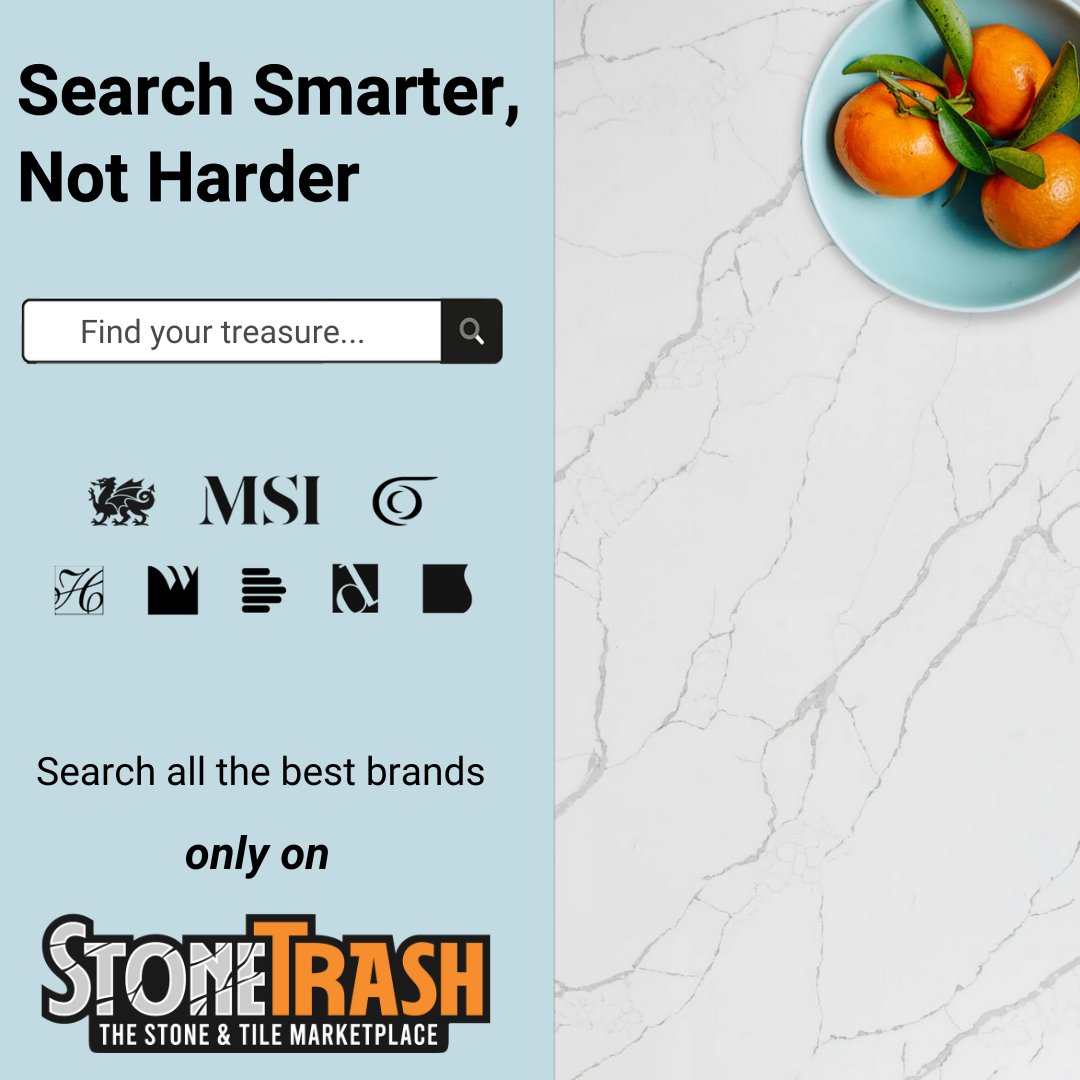 Stonetrashhq's tweet photo. show us your #smarternotharder moves to receive 10% off your first order with #stonetrash #countertops https://t.co/G8YPKuHNv8