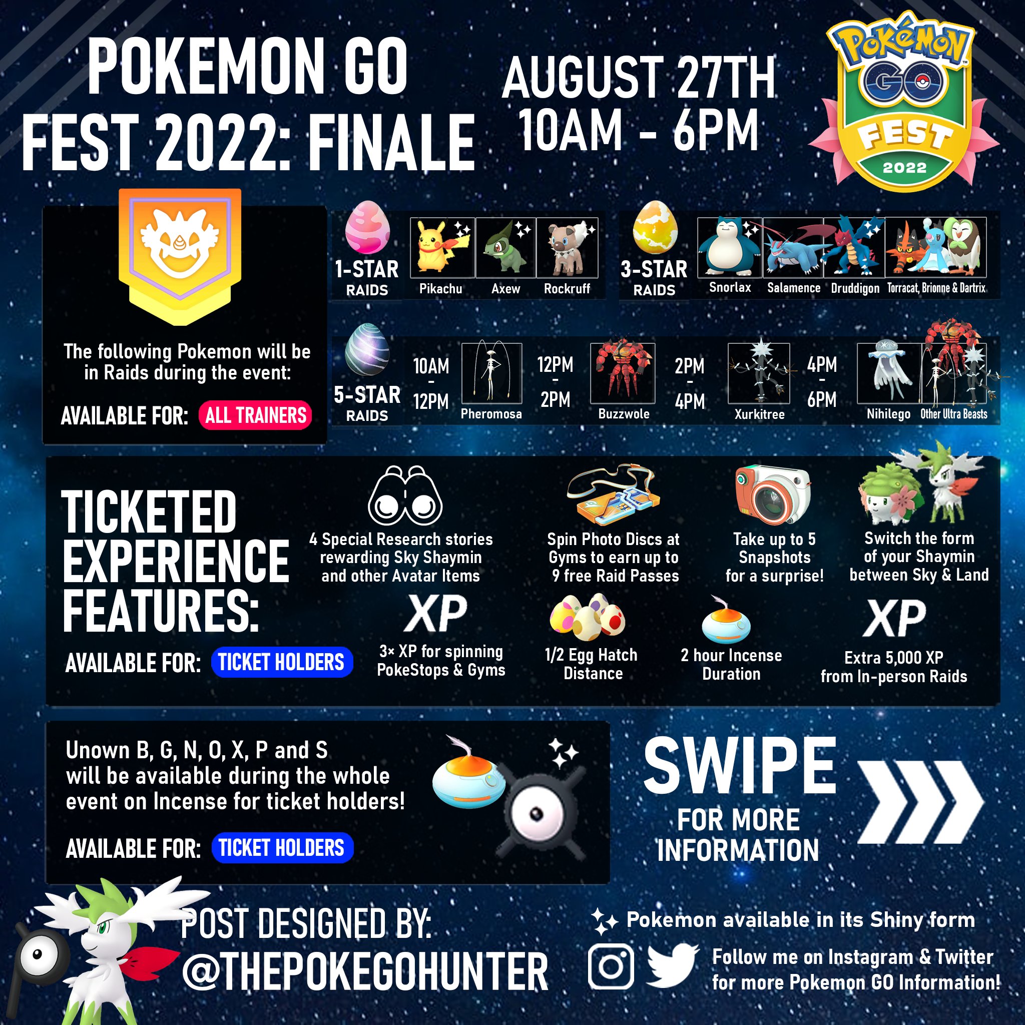 The Poke GO Hunter on X: SHINY SHEDINJA! Here's a look at the upcoming  features coming in October to Pokemon GO! Shiny Xerneas, both forms of  Giratina, the Halloween event & more