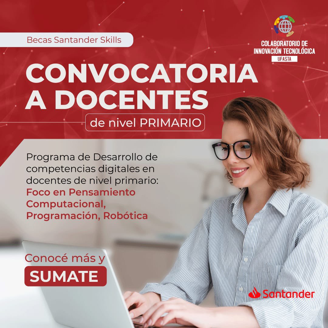 Docentes Primaria : Becas 100% !! 

Son cursos cortos que entregan contenidos relevantes para desarrollar competencias digitales específicas. Aprendizaje desde el hacer que pretende la pronta implementación en el aula.

Accede a tu beca ya en : 
swiy.co/becaslide2022