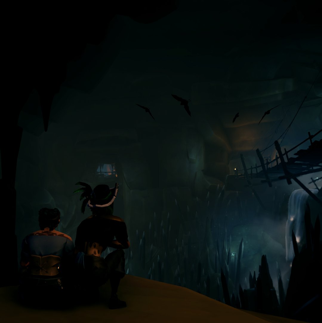Sometimes there are beautiful things you can only see in the dark. 
#SeaOfThieves #SoTShot