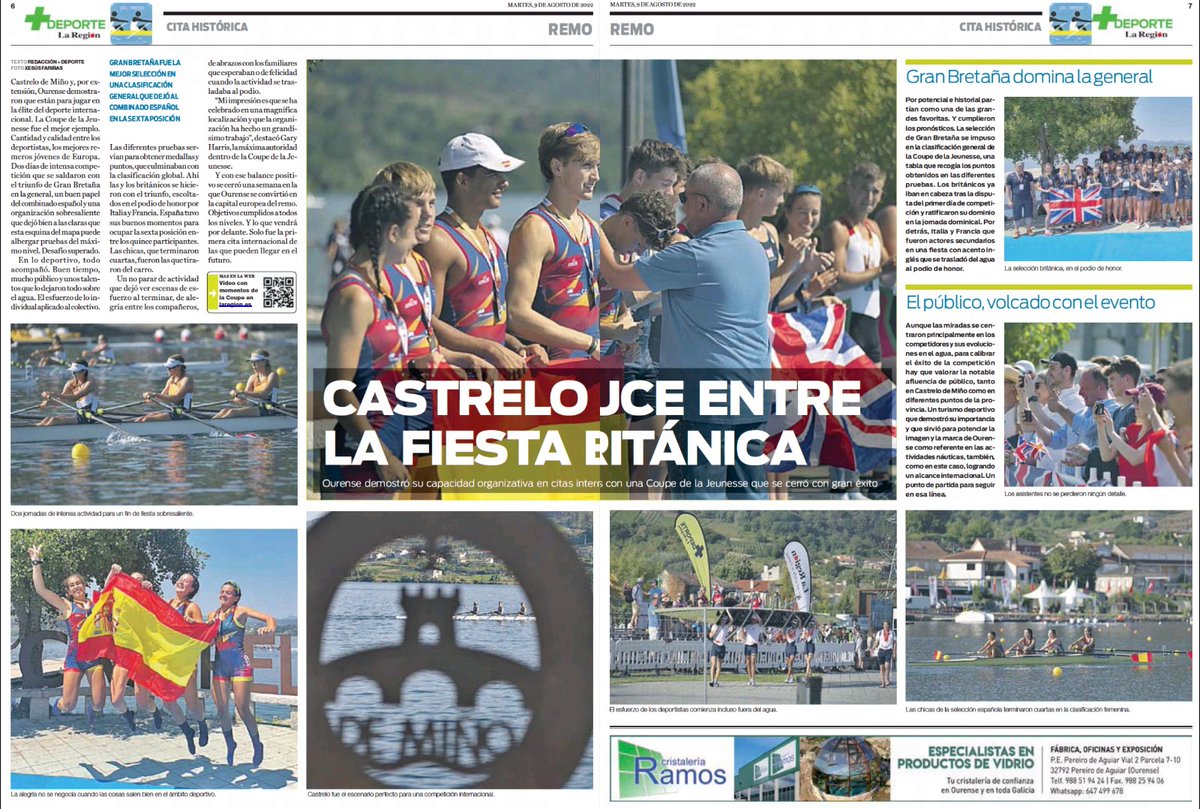 🗞<a href="/LaRegion/">La Región</a> "Castrelo y Gran Bretaña triunfan en la Coupe de la Jeunesse 2022"
laregion.es/articulo/depor…