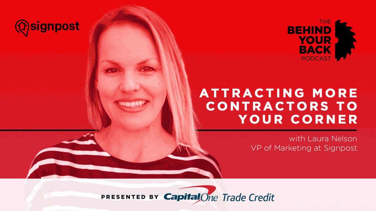 On this week's The Behind Your Back Podcast, I am joined by Vice President at <a href="/Signpost/">Signpost</a> Laura Nelson.

#Sales #Lumber #LBM #Construction #Leadership #Marketing #Campaigns #Feedback #Reviews #CompanyReviews #Signpost #Contractors #Leads

podcasts.apple.com/us/podcast/beh…