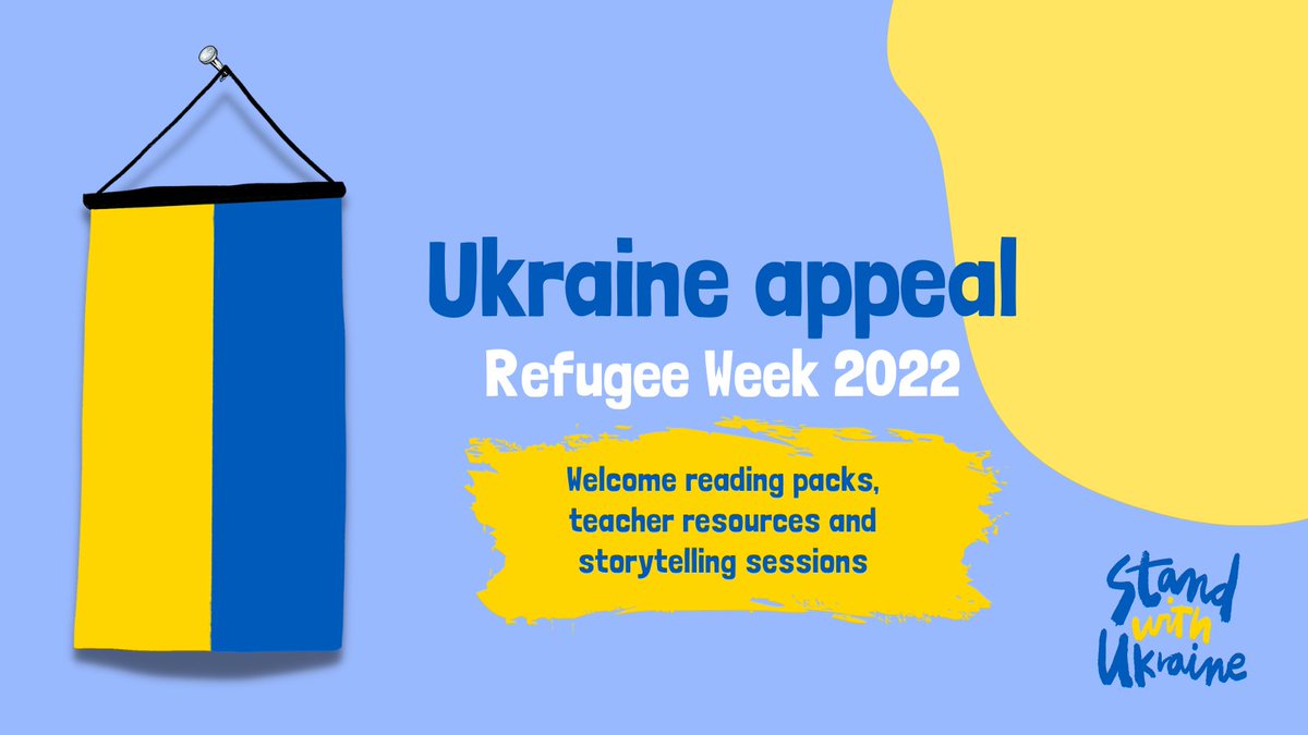 Every child has a right to enjoy a good book, so we are offering welcome packs for Ukrainian families who have arrived in the UK. They include books and basic stationary supplies and are sent out at the end of each month. Help spread the word! 
ow.ly/zrVY50KeEYU