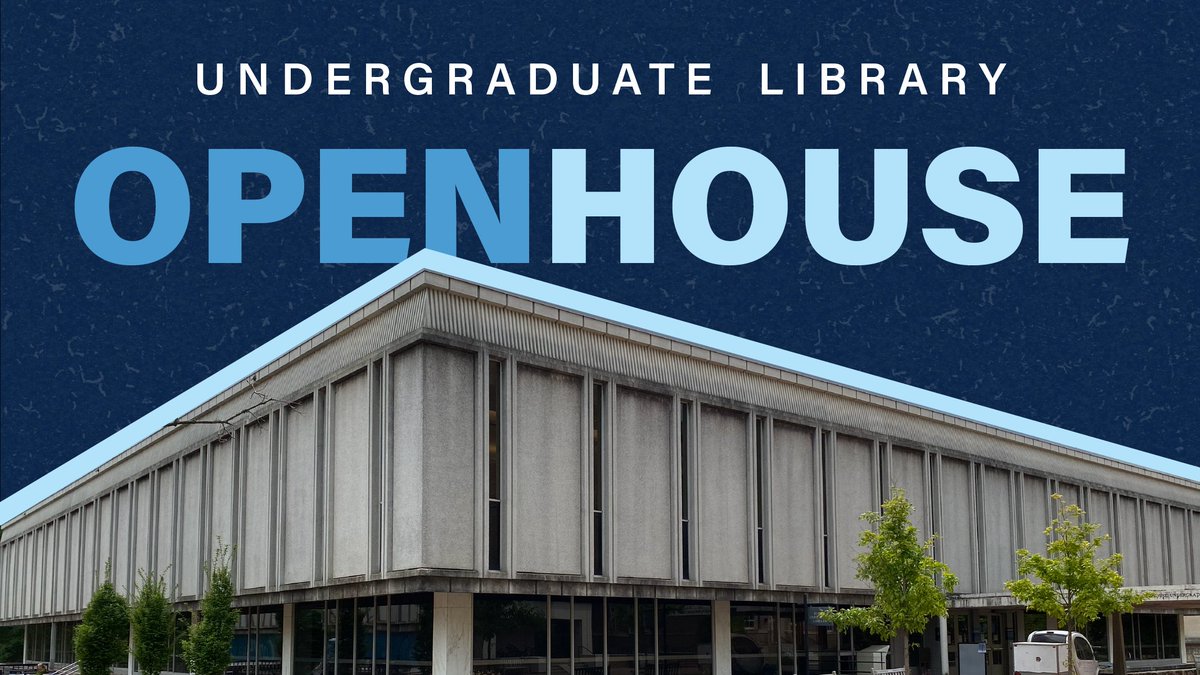 UNC Library (@unclibrary) on Twitter photo Happening this Thursday! Get to know the resources and staff at <a href="/RBHouseUL/">Undergrad Library</a> Stop by the open house any time from 1 to 3 p.m. Learn more on Heel Life: go.unc.edu/OpenHouse22 Happening this Thursday! Get to know the resources and staff at <a href="/RBHouseUL/">Undergrad Library</a> Stop by the open house any time from 1 to 3 p.m. Learn more on Heel Life: go.unc.edu/OpenHouse22
