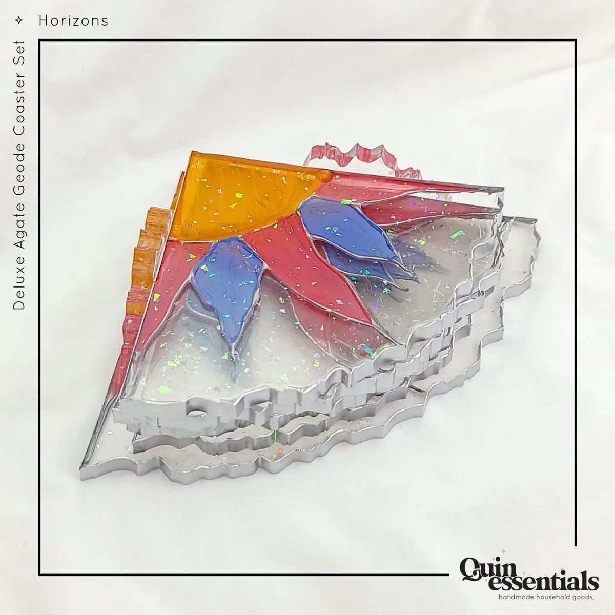 quinessentials_'s tweet photo. New things are on the horizon ✨️ made with @promarinesupplies @dipon_de &amp; @moldsandshapes products
. 
#resin #resinart #resincoasters #coasters #promarinesupplies #Quinessentials #householditems #householdgoods #etsy #handmade #stainedglass #housewarming #giftideas https://t.co/UKXKtxTCz5