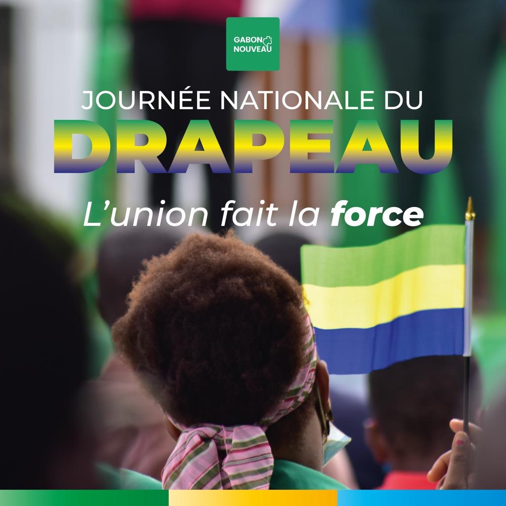 mikejocktane's tweet photo. La célébration de la Journée nationale du drapeau nous rappelle les valeurs cardinales qui fondent l’Unité du #peuplegabonais.
Soyons tous fiers de nos couleurs. Bonne fête à tous!

Maintenant, servons le Gabon! 🇬🇦
#MikeJocktane
#journeenationaledudrapeau
https://t.co/oGLCYMfgAu https://t.co/uLpQJbBYzi
