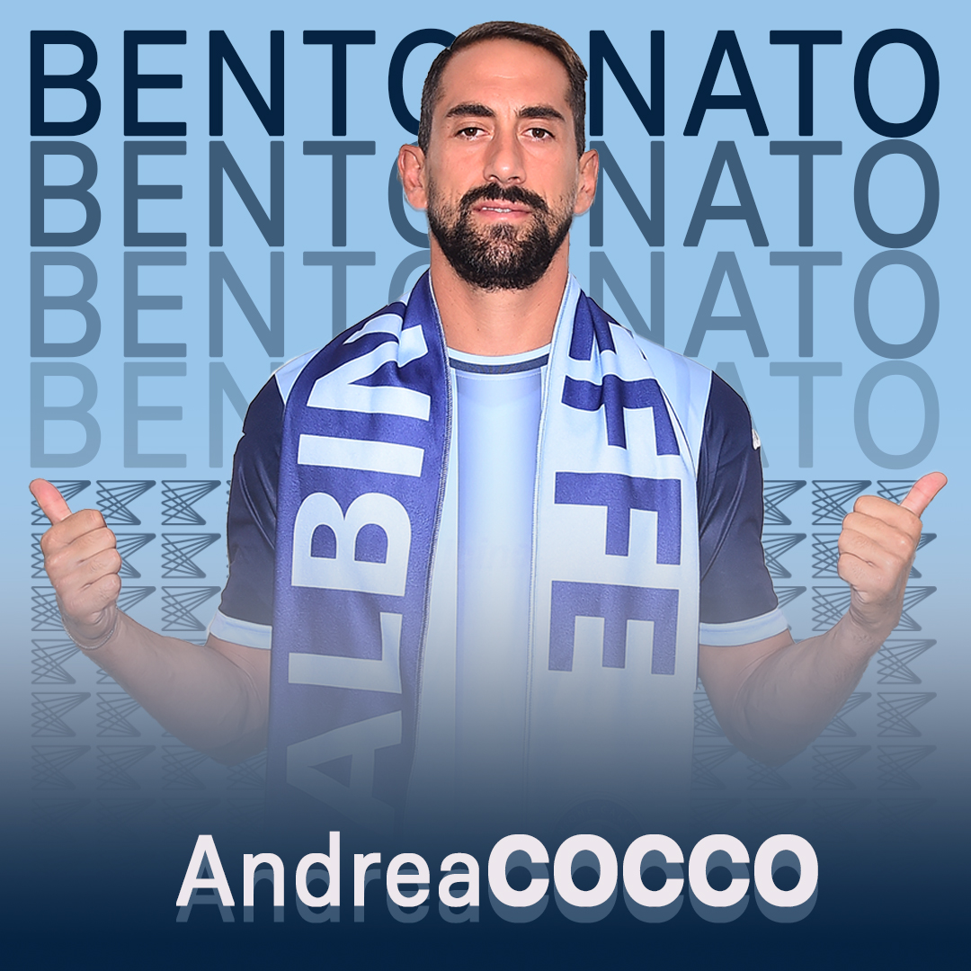 UCAlbinoLeffe's tweet photo. Andrea Cocco è un nuovo giocatore dell'U.C. AlbinoLeffe! 🤝
Il Comunicato Ufficiale ▶️ https://t.co/NT2yXO9dLI ✍️

#BentornatoCocco #LaStoriaContinua 💙 https://t.co/WECxpz4B2l